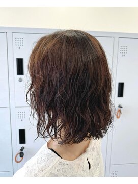 グランデュール 藤枝店(GRANDEUR) ウェーブパーマボブ