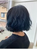 ブルーグラデーション/ブルーシルバー/30代/40代/50代