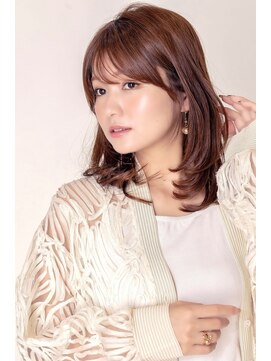 スノードロップ 荻窪(Snowdrop) 前髪/アンブレラカラー/こなれミディ/イメチェン/ウェーブパーマ