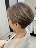 【脱白髪染めハイライト】カット＋ハイライト＋2step TR ￥28800