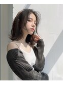 ゆる巻き+外ハネ ルーズな外ハネボブ