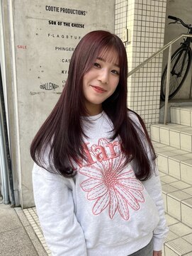 エイトヘアー(8 HAIR) ワインレッド