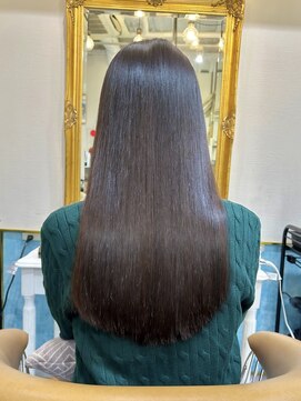 ロンドアベニール 北千住(Lond avenir) イメチェン外ハネボブ美髪ワイドバングレイヤー髪質改善縮毛矯正