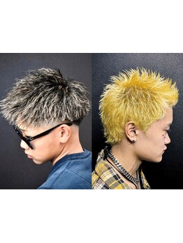 スパイキーショートやフェードカットなど、メンズならではのショートスタイルは絶対に【REI】で！！