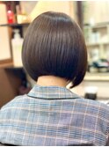 うる艶切りっぱなしボブ/韓国風スタイル