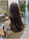 韓国スタイル/透明感カラー/顔周りカット