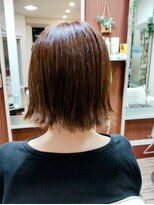 アフェクト 谷塚 草加(affect)&nbsp;切りっぱなしボブ　（外ハネ）