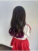 裾カラー パープル