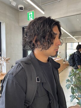 ナル(nalu.) メンズボブパーマ/メンズボブ