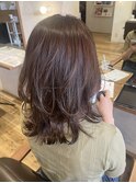 ふんわりレイヤー×暖色系カラー
