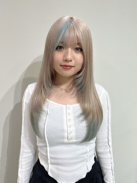 パムル 名鉄岐阜駅前店(paml) 【sakura】デザインカラー×レイヤーカット