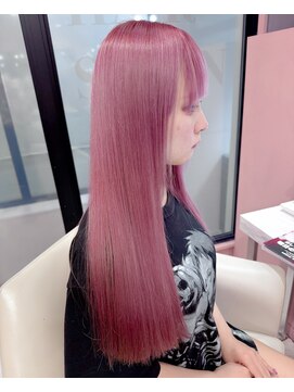 ピンクカラー/ローズピンク/ハイトーンカラー/ブリーチカラー