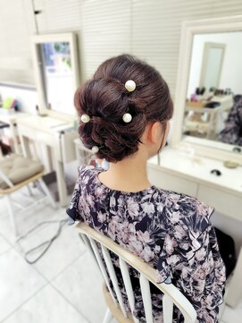 リサ 恵比寿(risa.) 上品なアップスタイル