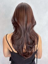 アイティーバイアルバム 八王子店(IT by ALBUM)&nbsp;韓国ヘアロング似合わせカットおくれ毛_ba567672