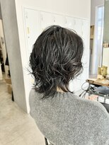 テラス トヨタ(Telasu Toyota)&nbsp;朝楽5分セットのウルフレイヤーのゆるウェーブパーマ