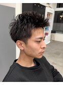 メンズスパイキーショート