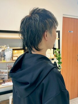 アエル キセラ川西(aeru) 刈り上げウルフ×ハイライト【能勢電鉄絹延橋駅】