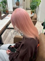 ニュースエン(newseN:) ピンクベージュ/ダブルカラー/ケアブリーチ/髪質改善/新潟/万代