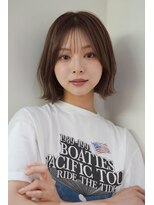 アンアミ キチジョウジ(Un ami Kichijoji)&nbsp;くびれボブ×ヘーゼルベージュ　○堀越太真樹