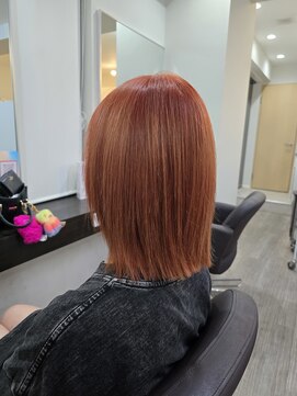 グランディールヘアデザイン(grandir hairdesign) ケアブリーチ/オレンジ/千葉