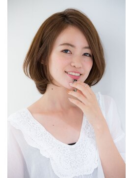 ガーデントウキョウ(GARDEN Tokyo) 【GARDEN】大人簡単ワンカールボブにベージュカラー【KOMAKI】