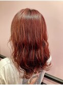 ハイライトカラー×チェリーレッド☆