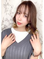 アマンドール(Aman D'or)&nbsp;【アマンドール齊藤】ミルクティーベージュ×裾イエロー