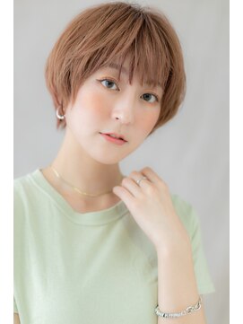 カバーヘア ブリス 大宮西口(COVER HAIR bliss) 透け感ハイトーンカラーショートマッシュZ大宮10代20代30代