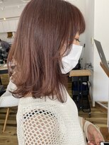 グリーン(green)&nbsp;テラコッタピンク　ブリーチなしvr. bymisaki