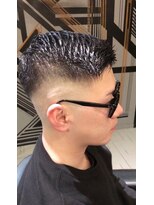 グッドマン バーバーショップ センリ(goodman barbar shop SENRI) スキンフェード×パートスタイル