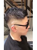 スキンフェード×パートスタイル