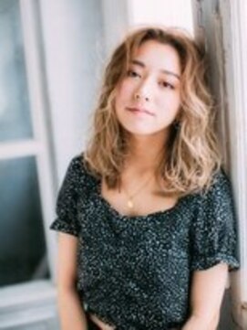 フラミューム たまプラーザ(flammeum) 重ためセンターパートウェーブ【たまプラーザ】