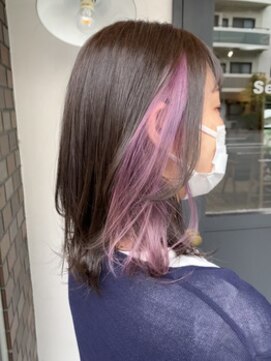 セトル(Settle) ピンクカラー【インナーカラー】