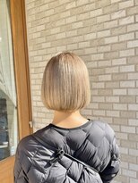 ヘアサロン キュー(hair salon Q)&nbsp;ハイトーンボブ