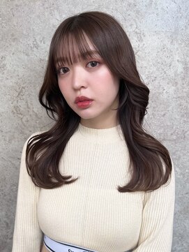 ジョエミバイアンアミ(joemi by Un ami) 大人ガーリープリカールグレージュシルキーカラー