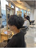 波巻きスパイラルパーマ　波巻きパーマ　スパイラルパーマ
