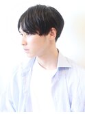 【 Ｉ. 】スーツ　短髪ツーブロック　束感　モテる黒髪　川口