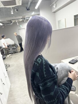 ユウル 横浜(juhl.) ブリーチ/ニュアンスカラー/ダブルカラー/ラベンダーカラー/横浜