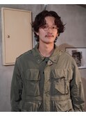メンズカジュアルパーマスタイル