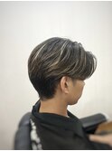 ハンサムショート×ニュアンスパーマ