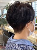 ショートパーマショートカット前髪あり前髪なし20代30代40代
