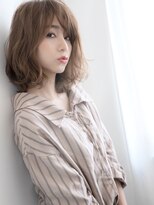 まるみ×ゆる内外ハネ☆ナチュラル仕込みの素髪感とろみボブ♪
