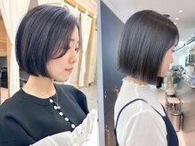 頑固な癖でも理想の丸いフォルムに仕上げる☆＜縮毛矯正＞髪質改善が叶うダメージレス縮毛矯正[横浜]