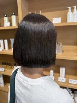 クララ 柏の葉T-SITE店(CLALA) ツヤbobと耳かけインナーカラー