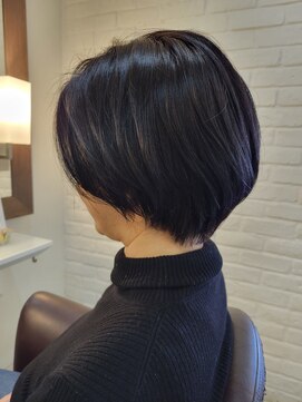 スタイル 成城学園前(STYLE) ショート好き耳かけショートボブ絶壁解消でダークカラー