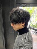 マッシュウルフ×シャドウパーマ×メンズウルフ×men's