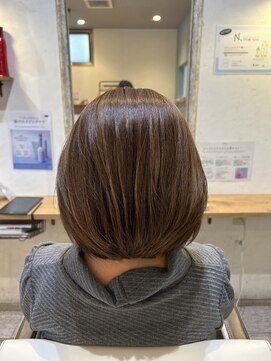 マイン ヘアアンドリラックス(mine) 髪質改善ストレートケアボブ