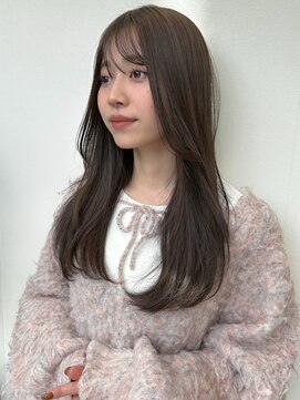 ケーツー あべのキューズモ-ル店(K-two) 透明感カラー*シアーベージュカラー*ロングヘア*レイヤーカット