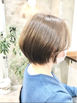 エトネ ヘアーサロン 仙台駅前(eTONe hair salon) 大人女性のショートボブ