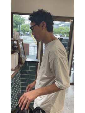 ラボ(LABO) スパイキーショート＋ピンパーマ